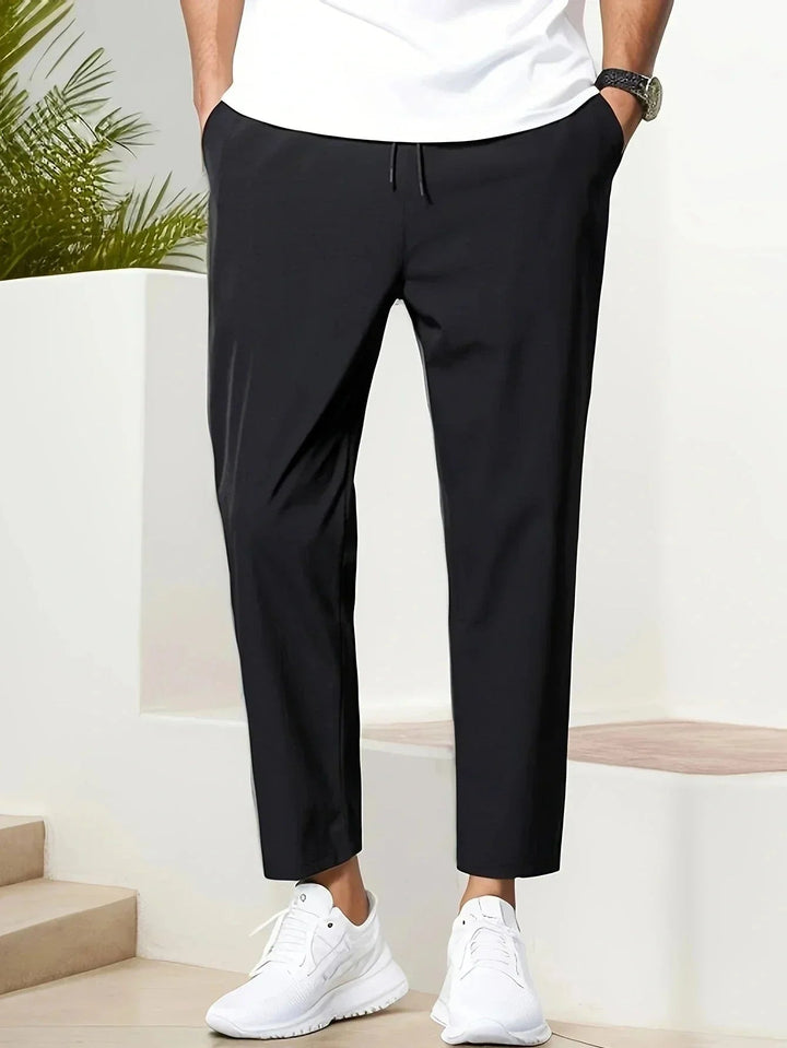 Damiano | Pantaloni Uomo Casual alla Caviglia con Tasche Laterali