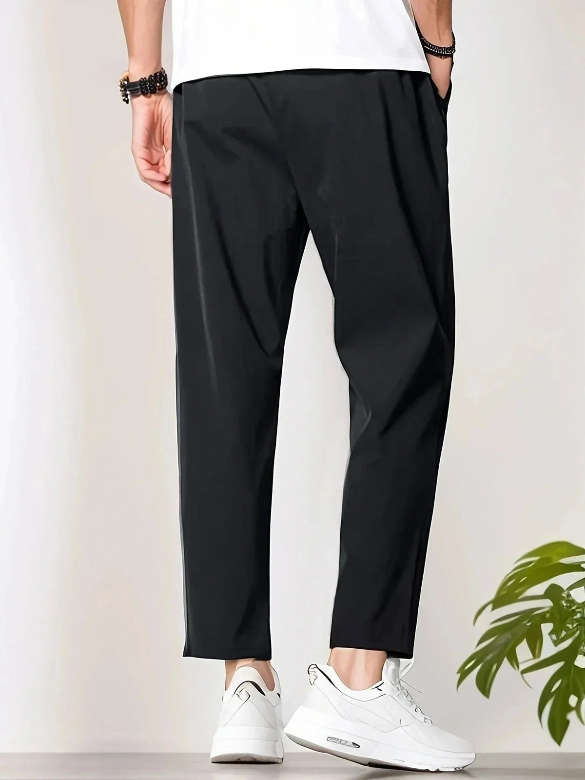Damiano | Pantaloni Uomo Casual alla Caviglia con Tasche Laterali