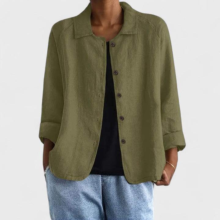 Elena | Camicia Donna Leggera con Vestibilità Rilassata
