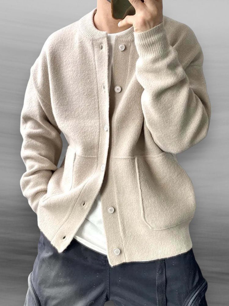Elio | Cardigan Uomo Leggero dalla Vestibilità Rilassata