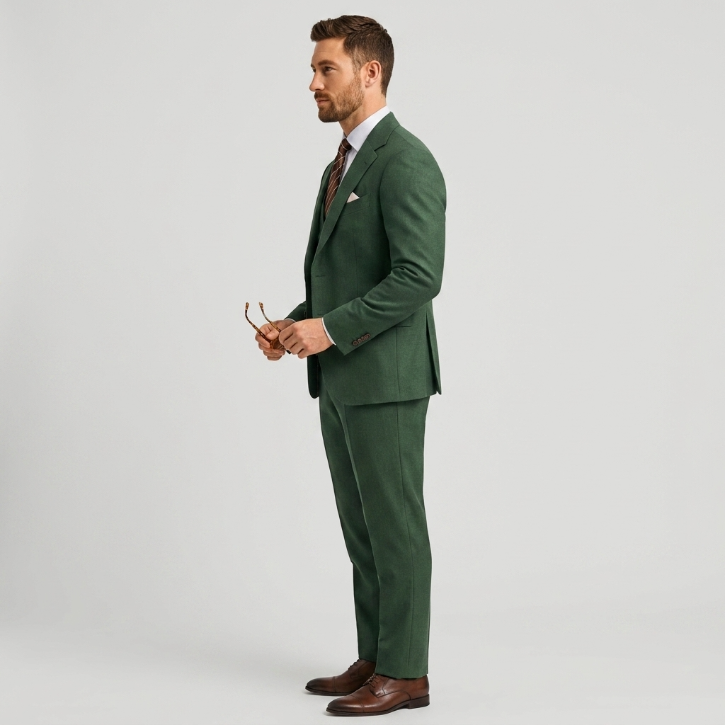 Savio | Completo Uomo Slim Fit 3 Pezzi con Blazer, Gilet e Pantaloni