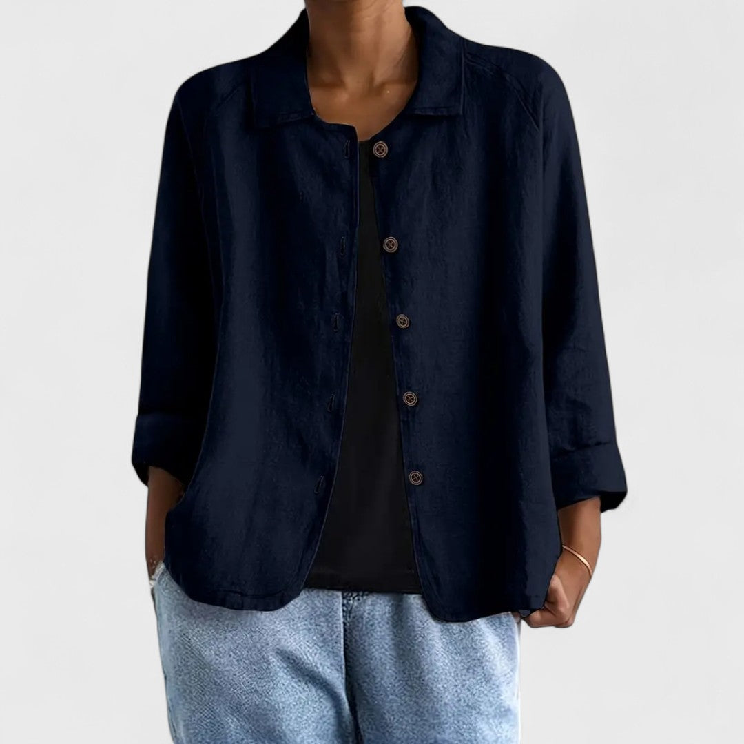 Elena | Camicia Donna Leggera con Vestibilità Rilassata