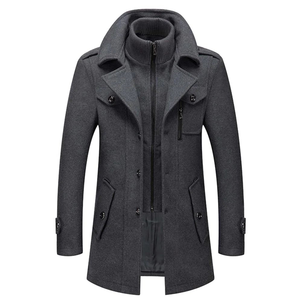 Dario | Cappotto Uomo Classico con Linea Strutturata