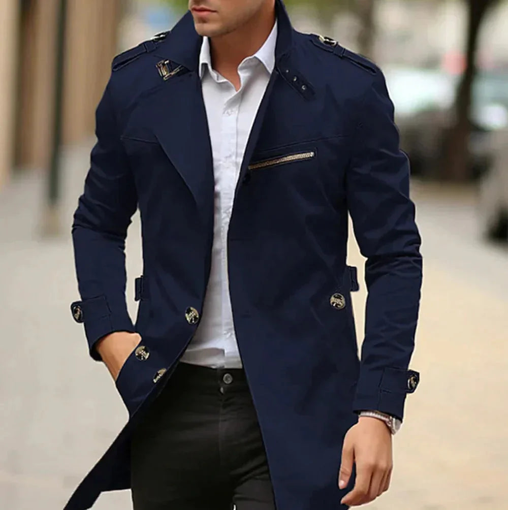 Ettore | Trench Uomo Classico Beige