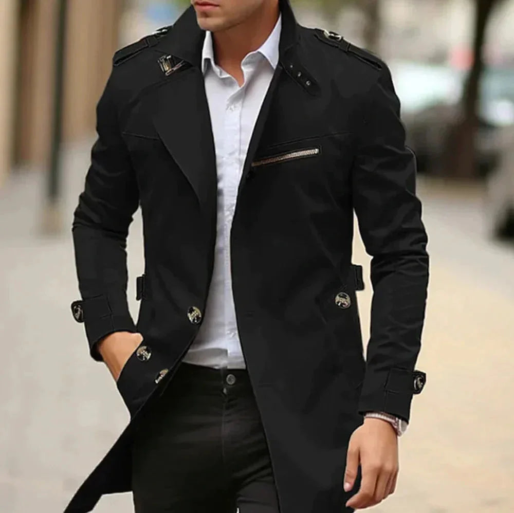 Ettore | Trench Uomo Classico Beige