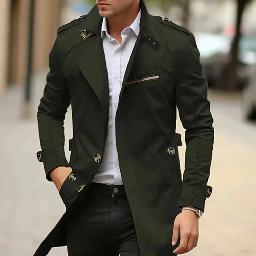 Ettore | Trench Uomo Classico Beige
