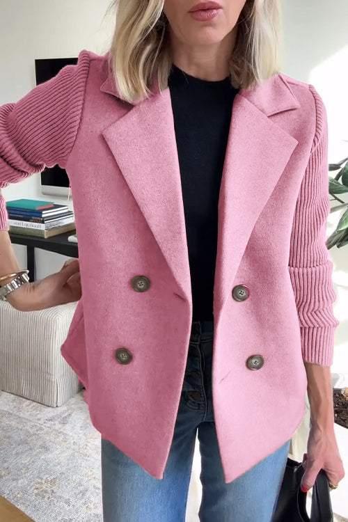 Lara | Cappotto Donna Patchwork dalla Linea Fluida
