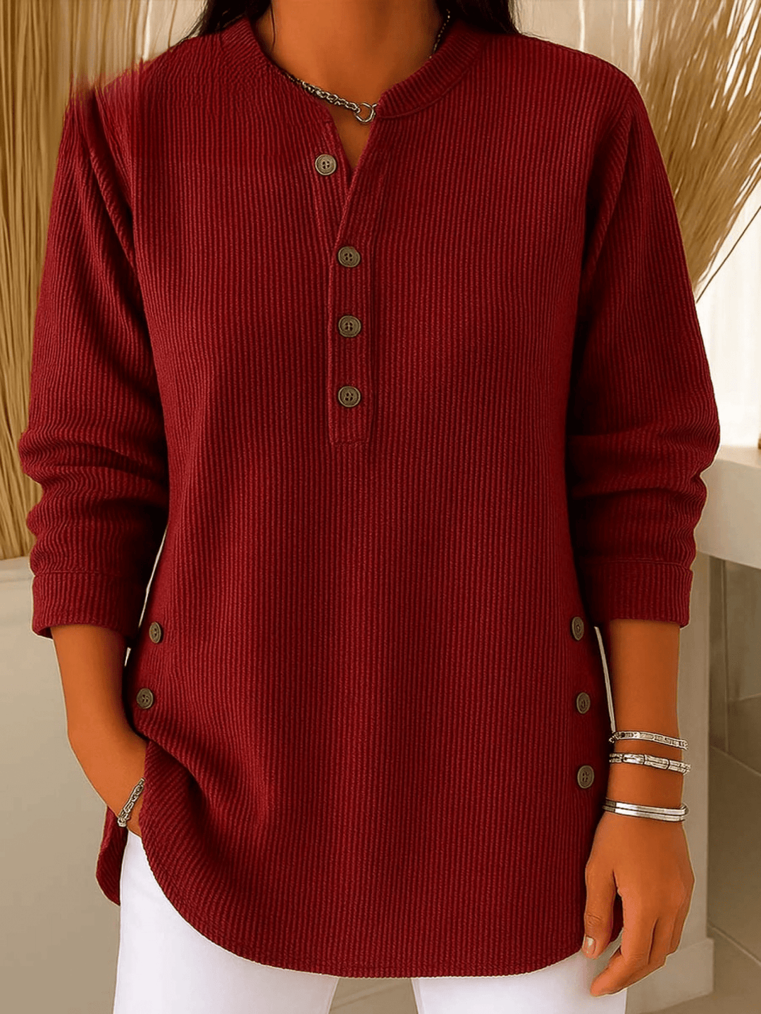 Eleonora | Maglione Donna a Trecce con Girocollo