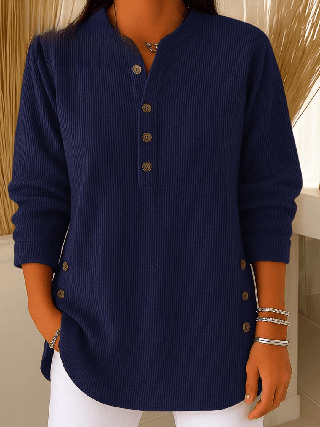 Eleonora | Maglione Donna a Trecce con Girocollo