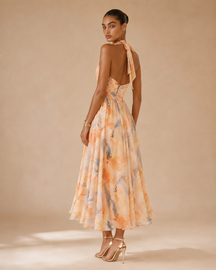 Maddalena | Abito con scollo all’americana