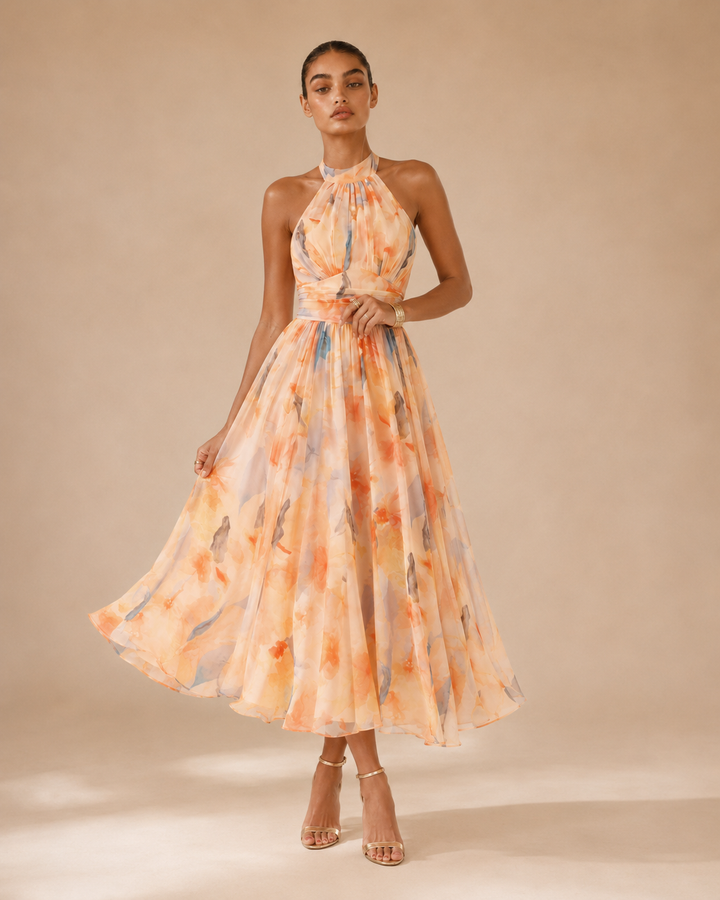 Maddalena | Abito con scollo all’americana