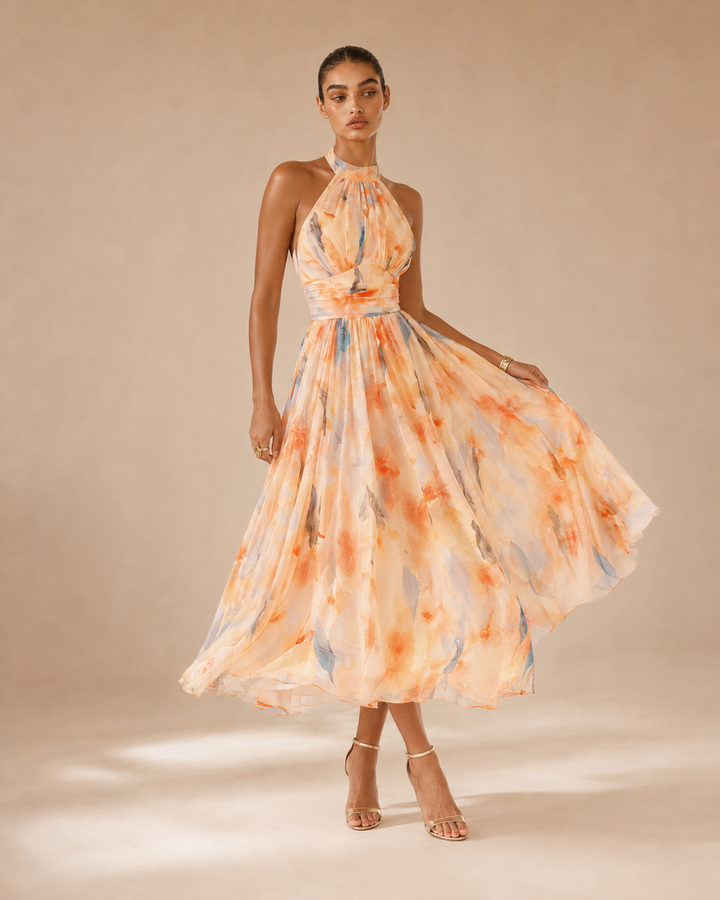 Maddalena | Abito con scollo all’americana