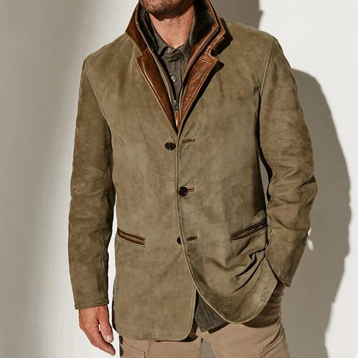 Giacomo | Giacca Uomo Vintage con Colletto Classico