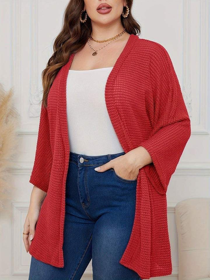 Nadia | Cardigan Donna Kimono Aperto con Maniche Pipistrello
