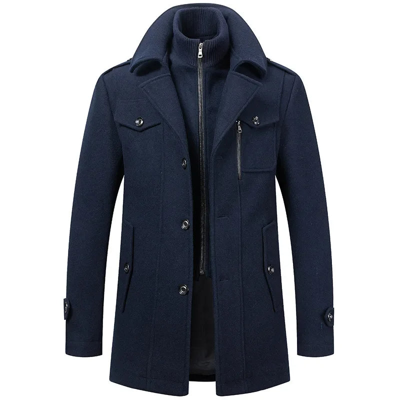 Dario | Cappotto Uomo Classico con Linea Strutturata