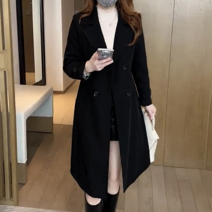 Celia | Trench Donna Lungo con Colletto Classico