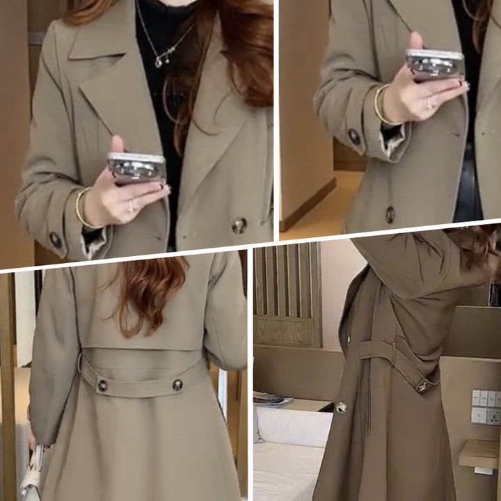 Celia | Trench Donna Lungo con Colletto Classico