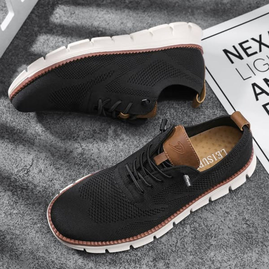 Adriano | Sneakers Uomo in Maglia con Lacci