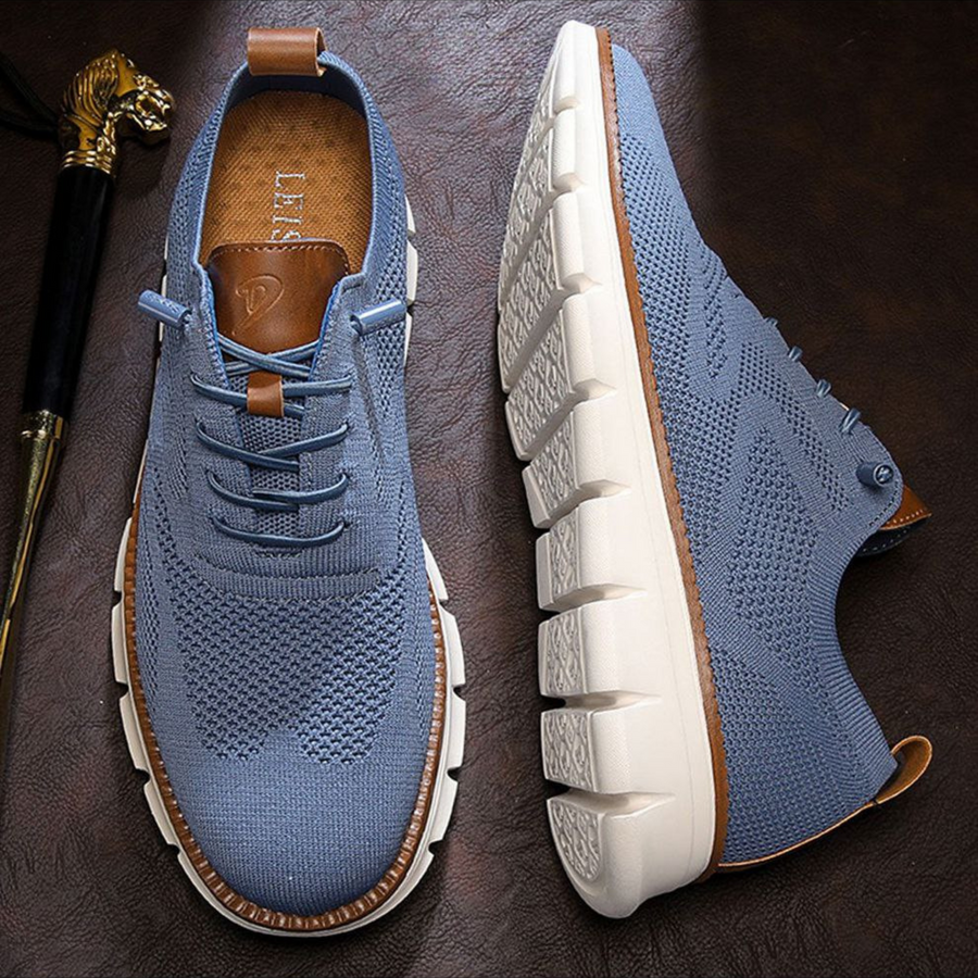 Adriano | Sneakers Uomo in Maglia con Lacci
